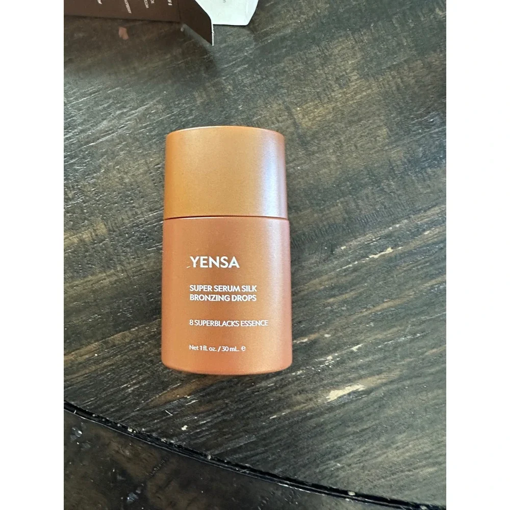 YENSA Super Serum Silk Bronzing Drops 8 SuperBlacks Essence 30mL 1oz NEW